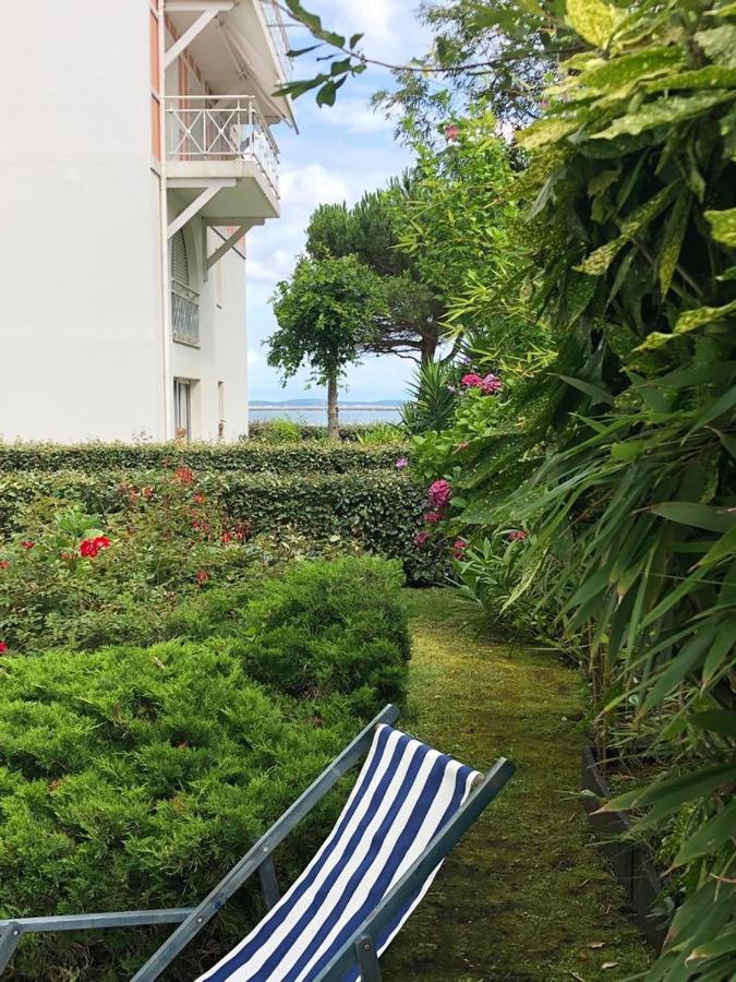 Appart Sur La Plage Pied Dans L Eau Avec Terrasse Jardin Vue Sur Le Bassin Depuis La Terrasse , Parking Arcachon Buitenkant foto